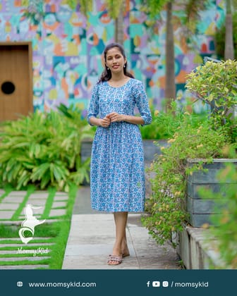 Premium cotton floral print maternity wear Premium cotton floral print maternity wear