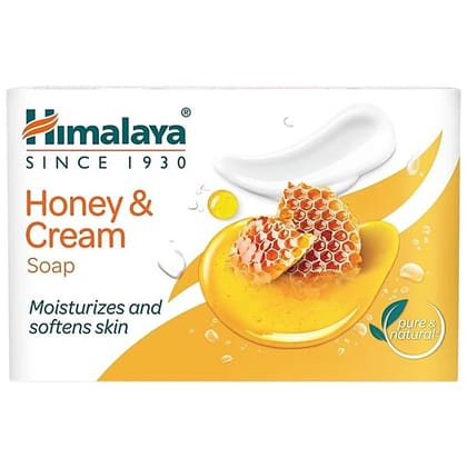 Himalaya Honey & Cream Soap - Nourishes & Softens The Skin, 125 G
