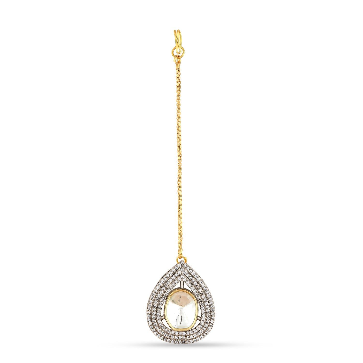 DINA - Classic Kundan Maang Tikka