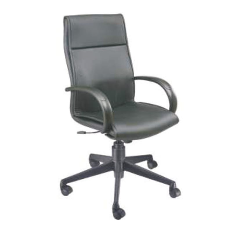 Next to Boss - Leatherette Revolving Chair With Cushioned Handle & Metal Base (CS-L13-HB)