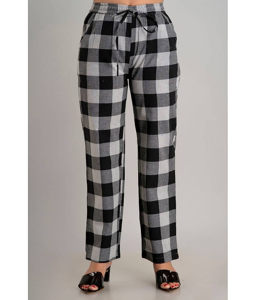 MAUKA - Grey Cotton Blend Straight Women's Palazzos ( Pack of 1 )