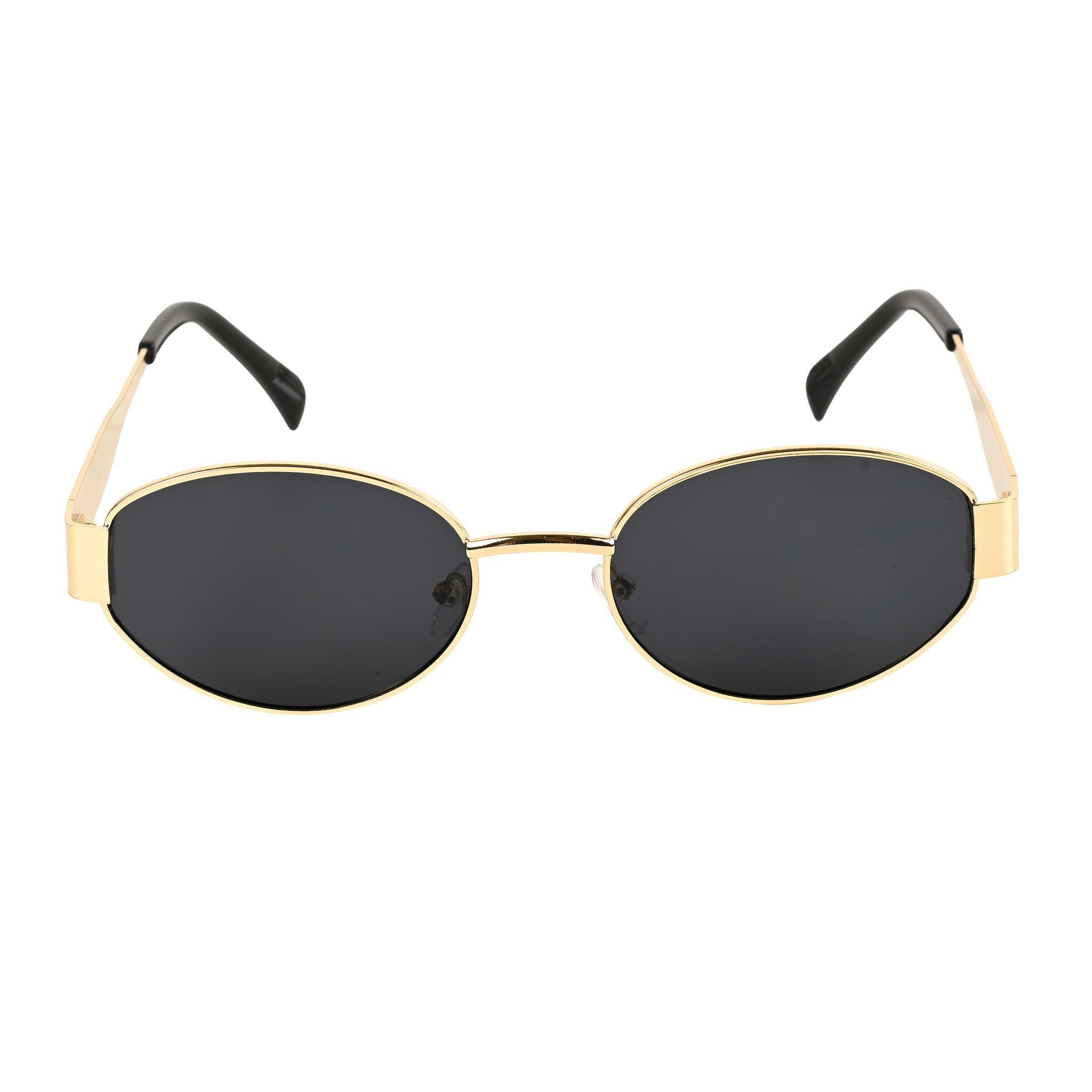 Premium Gold Frame Oval Sunglasses | Unisex