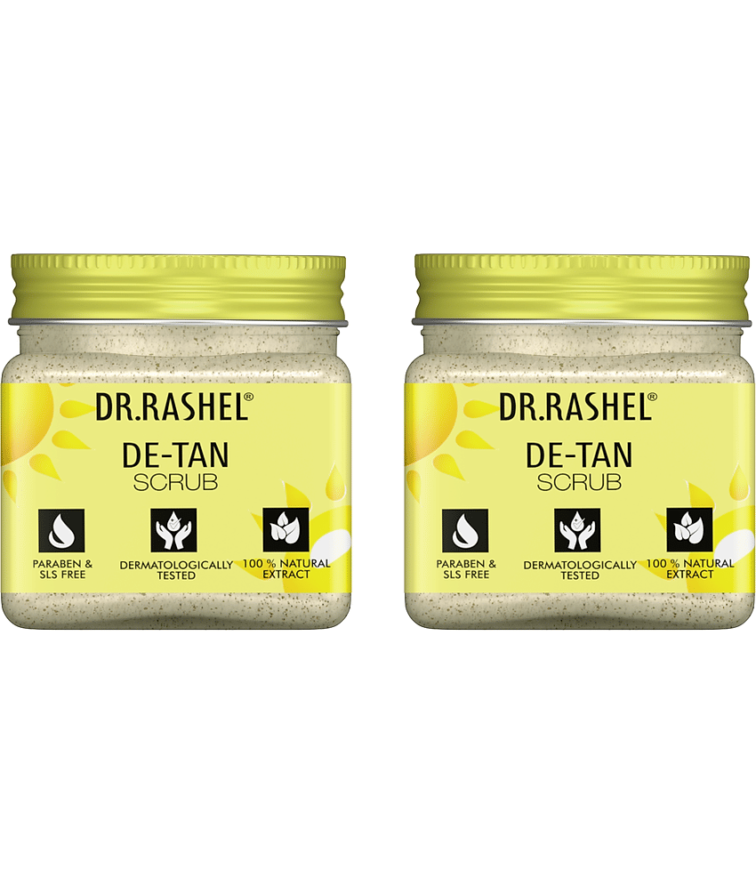 Dr.Rashel De-Tan Scrub,Removes Tan And Smoothens Skin,For All Skin Type,45 Ml (Pack of 2)