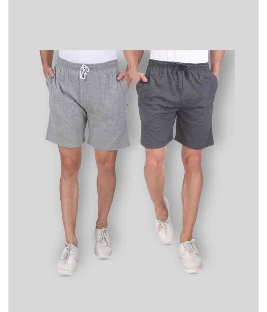 Neo Garments - Multi Cotton Men's Shorts ( Pack of 2 )
