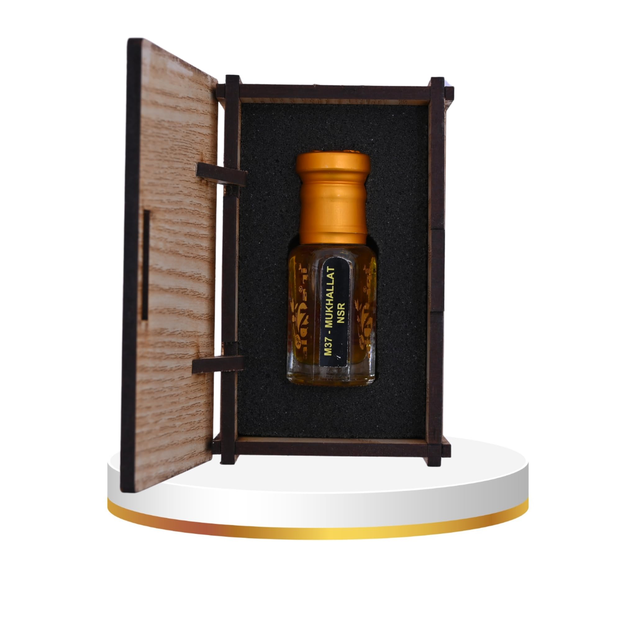 alNaqi MUKHALLAT NSR 6ml - Concentrated Mukhallat Perfume Oil with Oud, Authentic Arabic Attar for Long-Lasting Scent, Highly Concentrated Fragrance Oil, Unisex