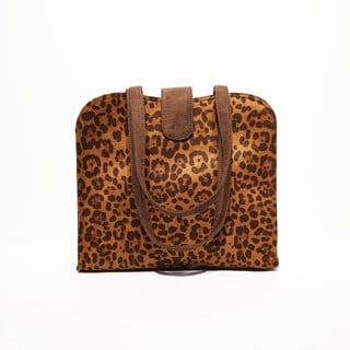 VARA Handbag For Women Leopard Print Fashion Tote Shoulder Bag Tote Bags Ykk Zipper For Bag