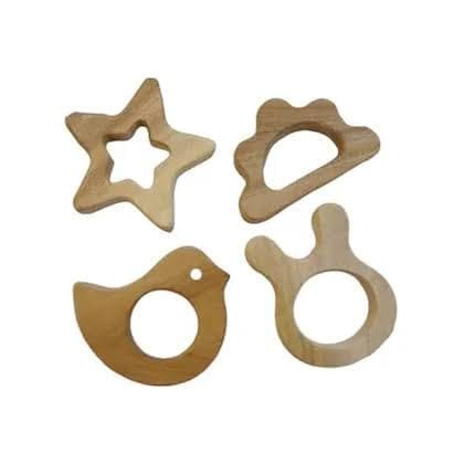 Neem Wooden Baby Toy, Age 0-3 Years (Style 4)