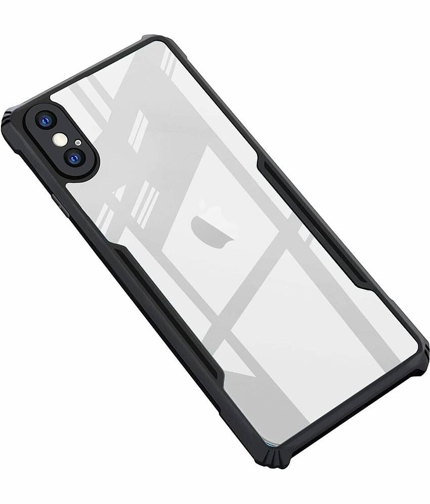 VAKIBO Plain Cases Compatible For Rubber Apple iPhone XS Max ( Pack of 1 )