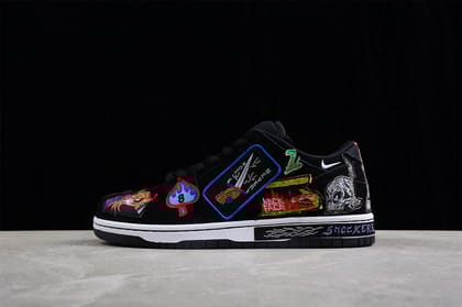 Neckface x NikeSB Dunk Low Pro - Black-Euro 41