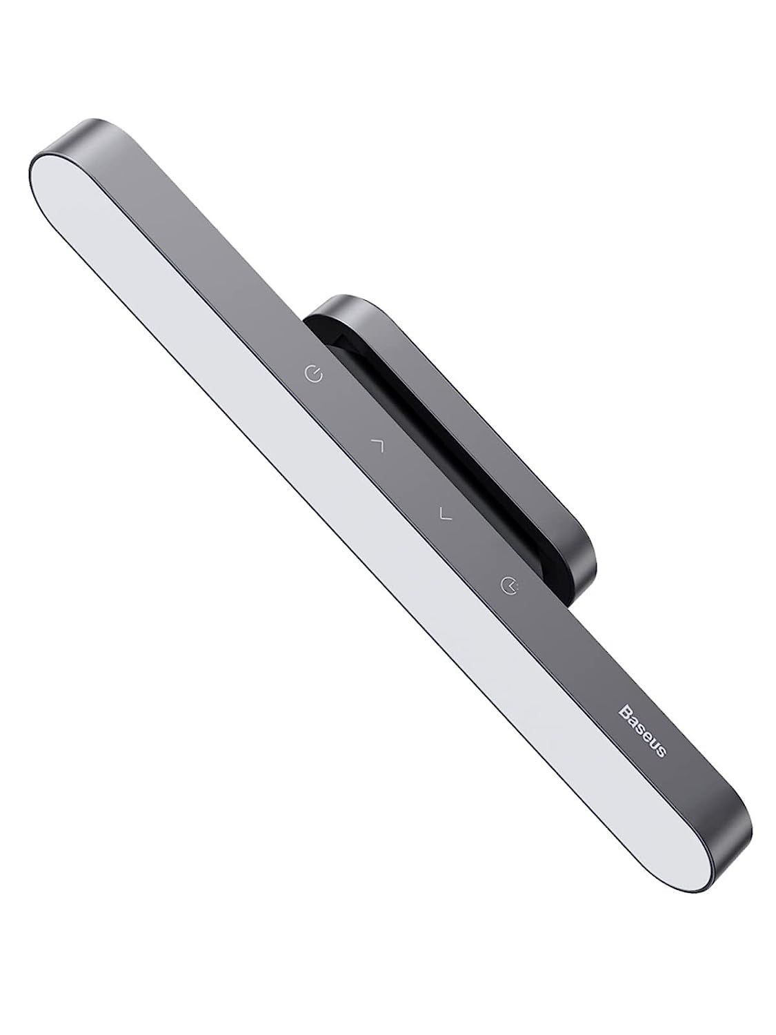 Baseus Magnetic Stepless Touch Sensor Rechargeable Dimming Desk Lamp with 3 Brightness Levels Deep Gray DGXC-C0G-Grey