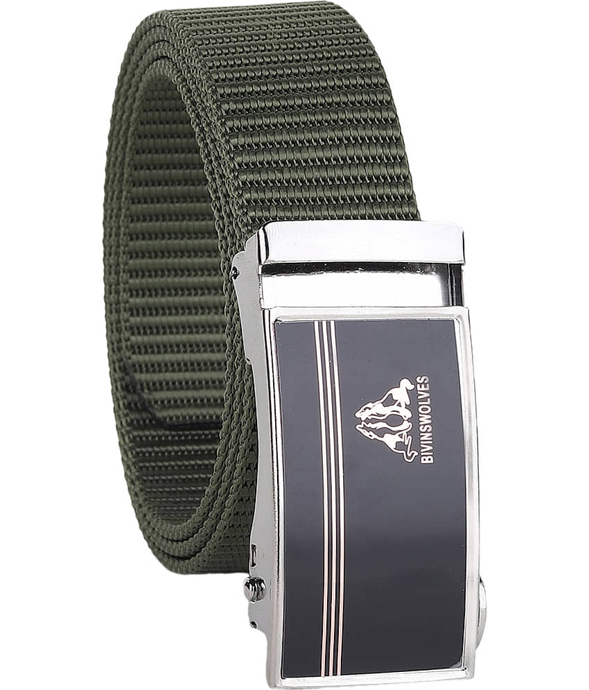 SILKSHOPPING - Nylon Men's Casual Belt ( Pack of 1 )