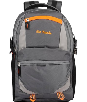 Da Tasche Grey Polyester Backpack For Kids