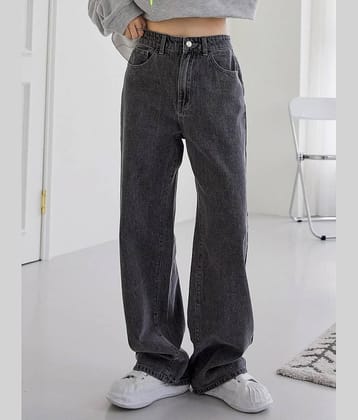 Kashian - Black Denim Boyfriend Fit Women's Jeans ( Pack of 1 )