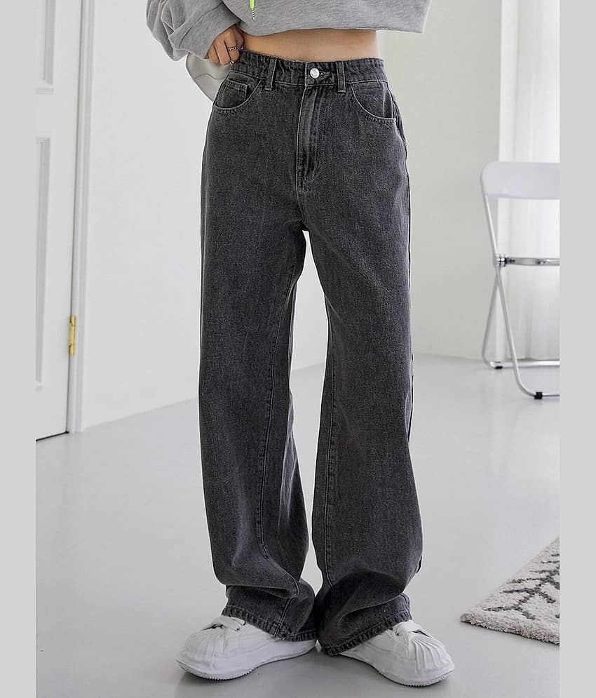 Kashian - Black Denim Boyfriend Fit Women's Jeans ( Pack of 1 )