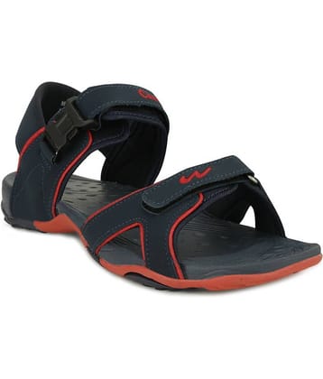 Campus Navy Suede Sandals