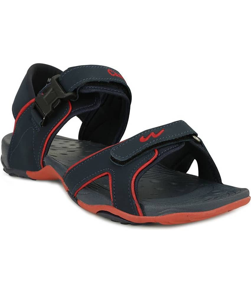 Campus Navy Suede Sandals