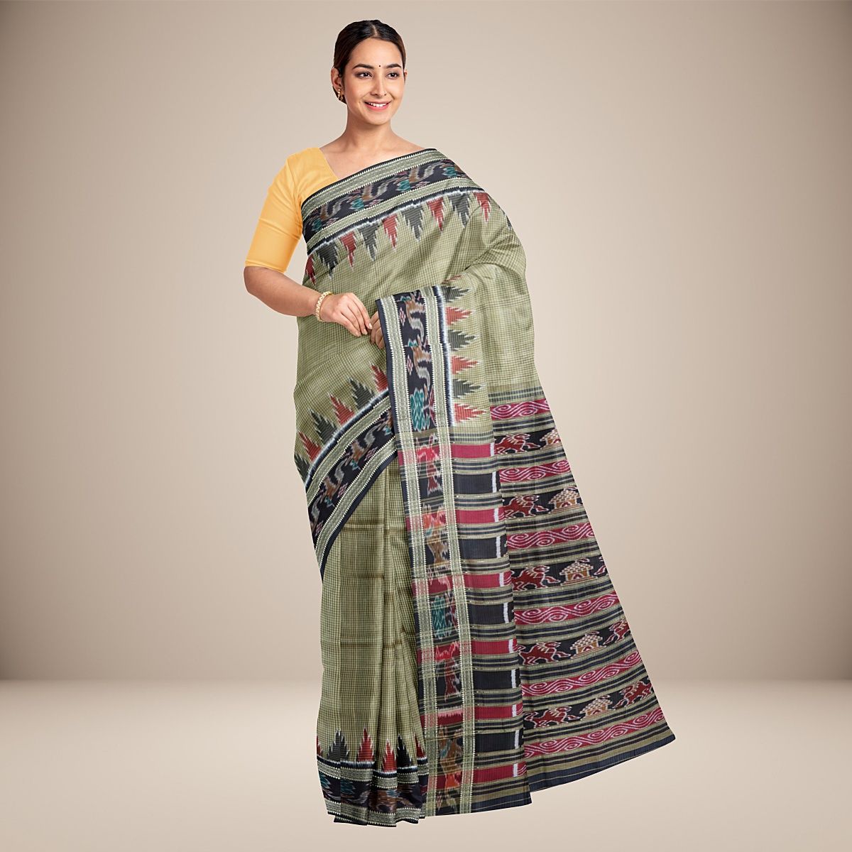 Sachipara Khandua Silk Saree