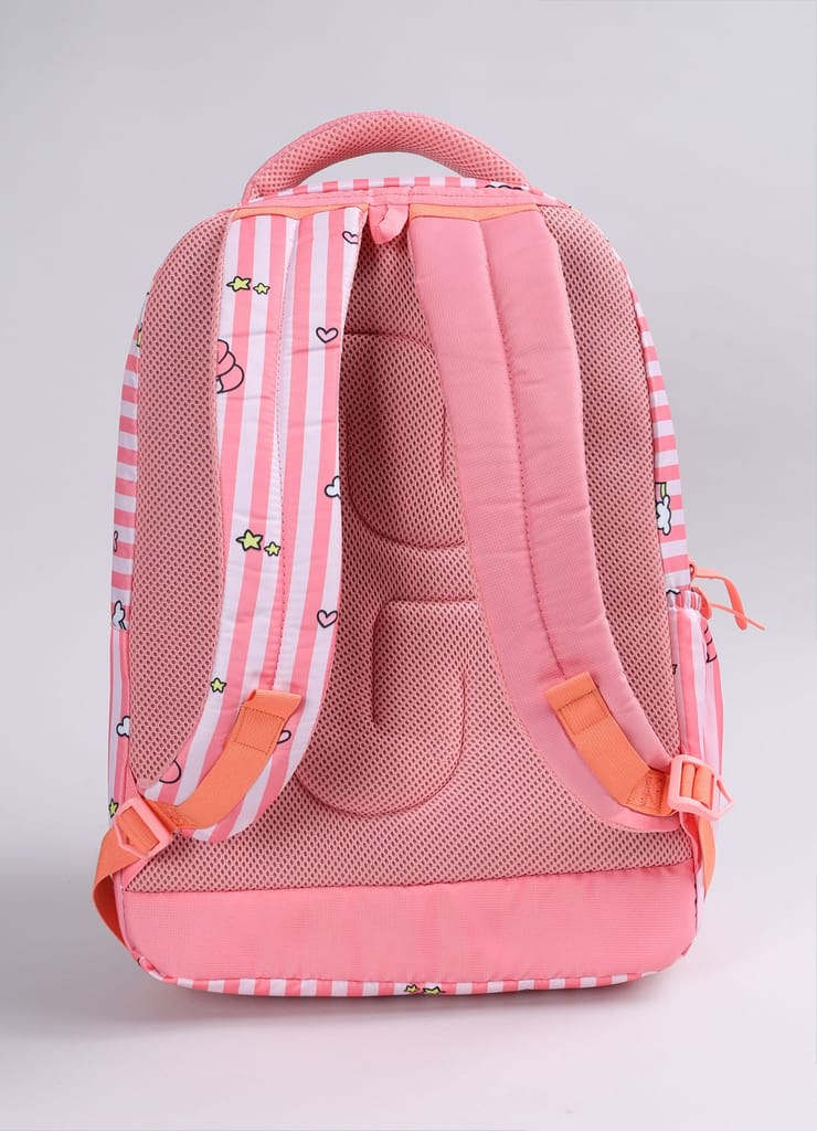 PB Pearlbags Polyester Water Resistant Casual Backpack With Laptop Sleeve For School,college & Office For Boys and Girls,Men & Women