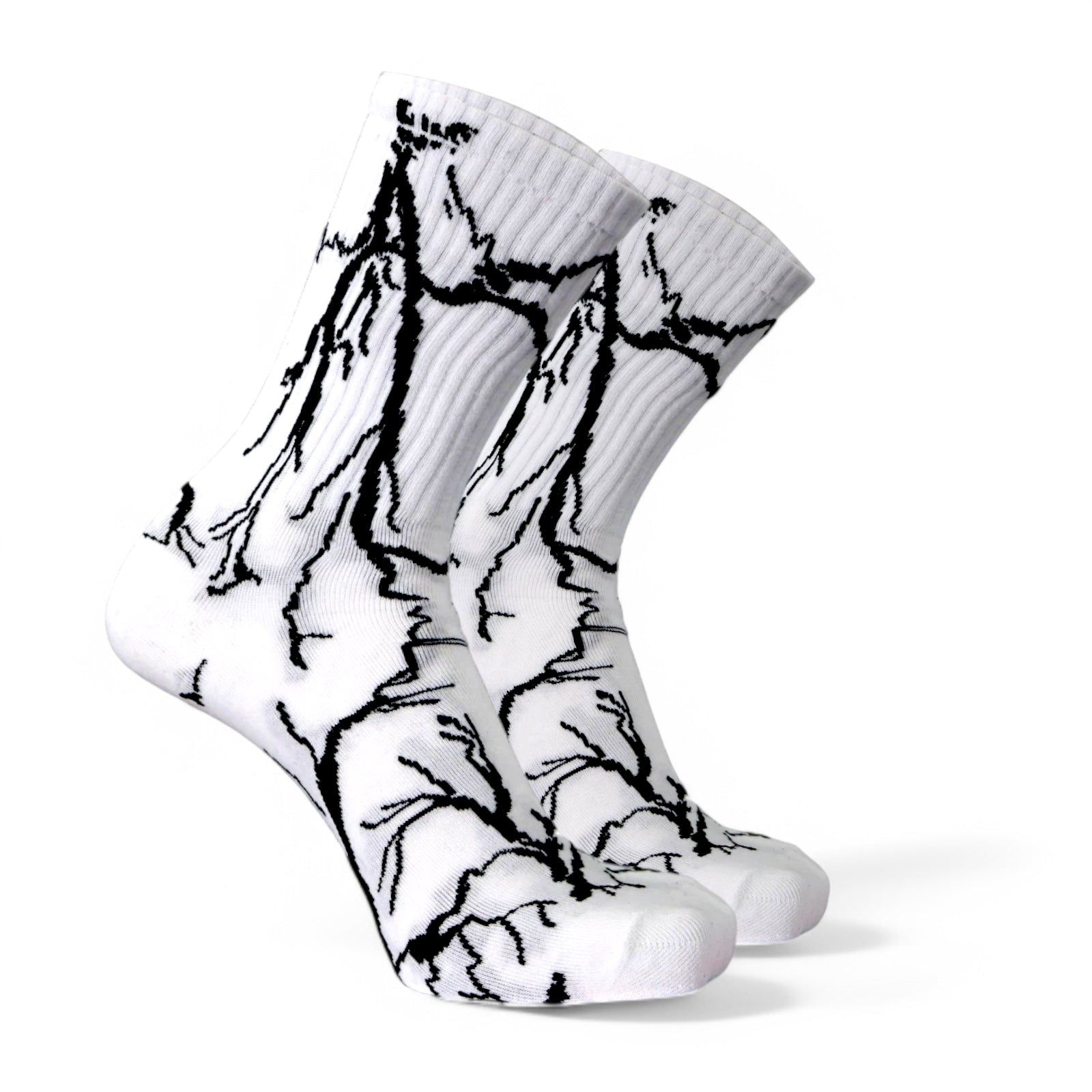 LIGHTNING EDITION- WHITE - BLACK LIGHT-Pack of 1-Pair