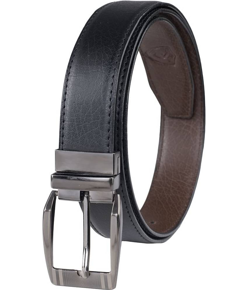 Keviv Black Leather Casual Belt