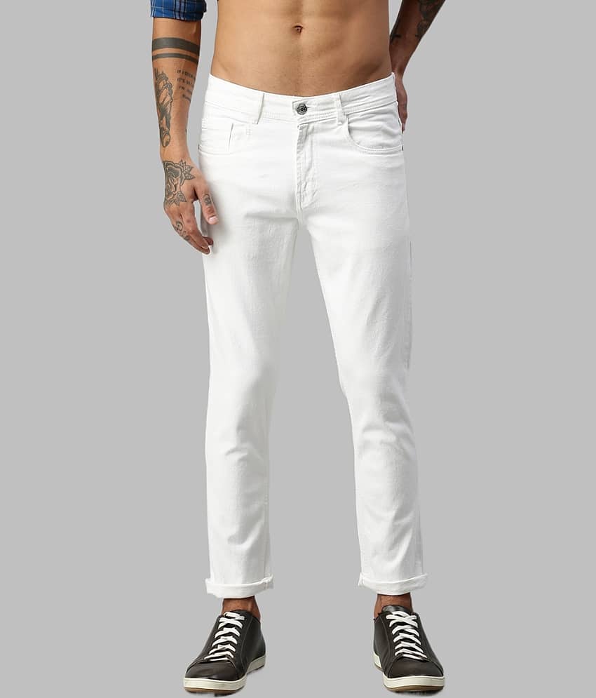 Lawson - White Denim Slim Fit Men's Jeans ( Pack of 1 )
