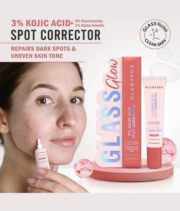 Glamveda 3% Kojic Acid Spot Corrector GelReduces Acne Scars & Dark Spots, 20g