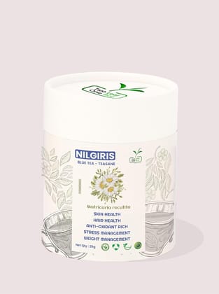 Two Leaf One Bud Nilgris Blue Tea - Teasane - Chamomile 25 Gms