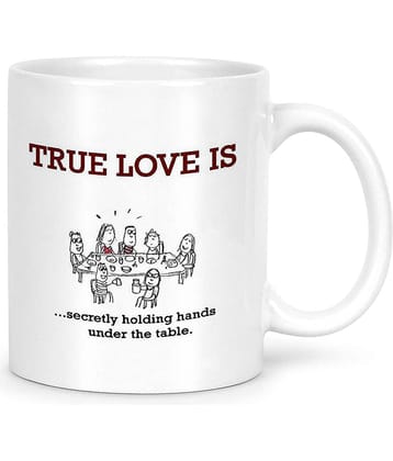Idream Quote Printed Ceramic Coffee Mug 1 Pcs 330 mL