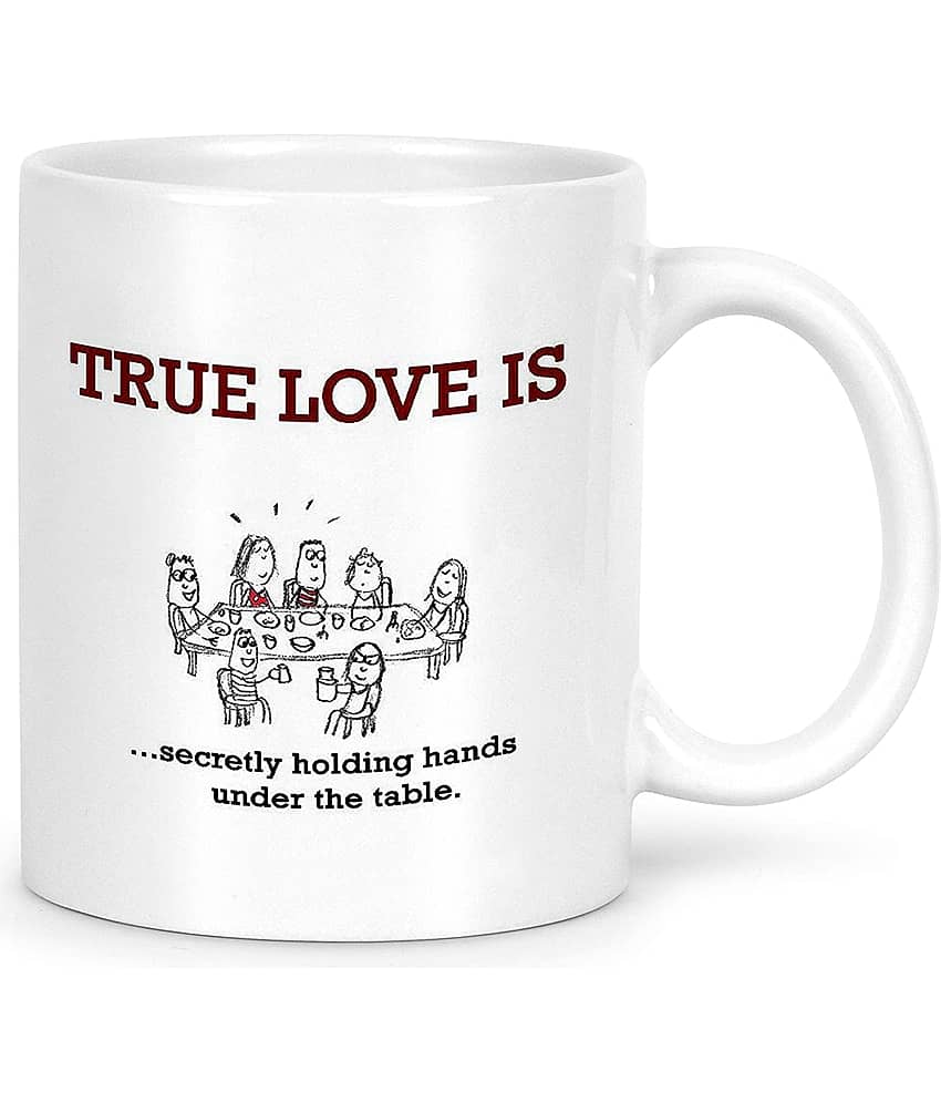 Idream Quote Printed Ceramic Coffee Mug 1 Pcs 330 mL