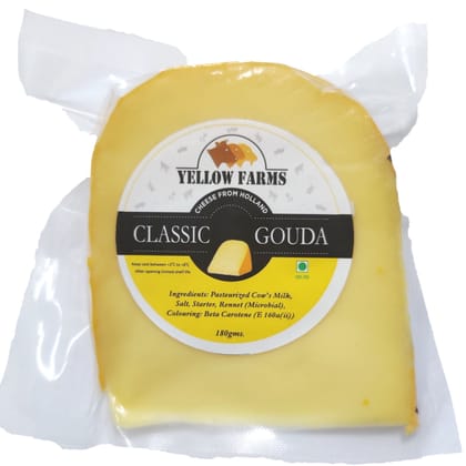 Yellow Farms  Cheese Classic Gouda from Holland, 180g