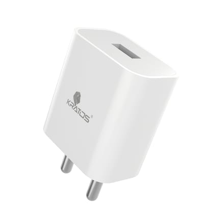 Kratos Power PQ3 12w Charger Adapter,Multi-Layer Protection, Travel-Friendly Design,Made in India, BIS Certified, Mobile Charger Adapter for Smartphones, Smartwaches, Earbuds & Other Gadgets Kratos Power PQ3 12w Charger Adapter,Multi-Layer Protection, Travel-Friendly Design,Made in India, BIS Certified, Mobile Charger Adapter for Smartphones, Smartwaches, Earbuds & Other Gadgets