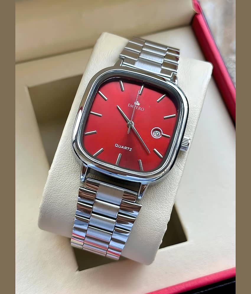 EMPERO Silver Stainless Steel Analog Men's Watch