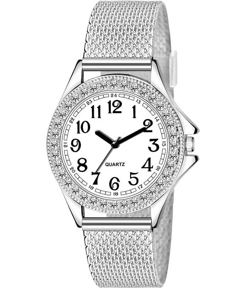 DECLASSE - Silver Fabric Analog Womens Watch