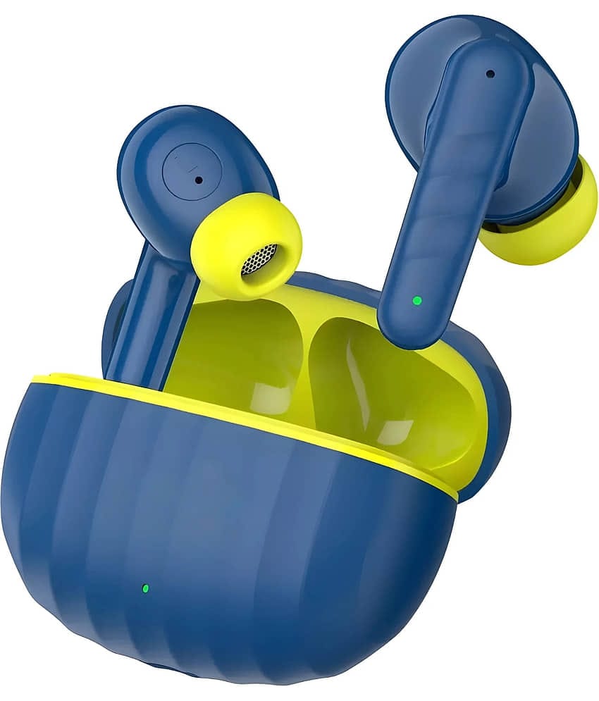 VERONIC WAVE 191 Bluetooth True Wireless (TWS) In Ear 40 Hours Playback Fast charging,Powerfull bass IPX4(Splash & Sweat Proof) Navy