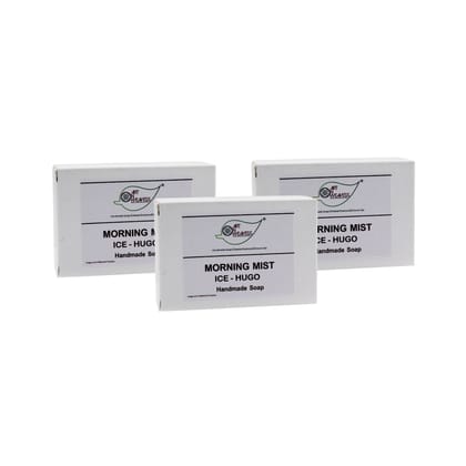 Artnweavess Morning Mist ICE HUGO Handmade Soap NT, 100 gm - Pack of 3