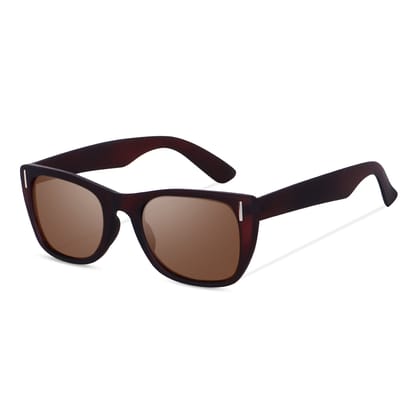 Dervin UV Protection Lightweight Square Sunglasses for Men & Women-Black