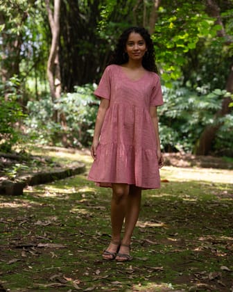 Coral Ruffle-XS