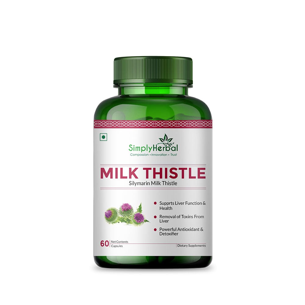 Simply Herbal Milk Thistle Capsules 500mg – 60 Capsules