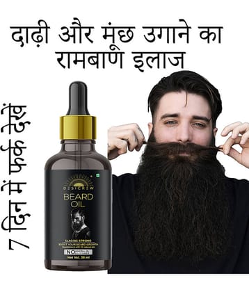 DESI CREW Cedarwood Oil Promotes Beard Growth Beard Oil 30 ml
