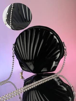 The Coquille Sling Bag - Onyx Black-Sling Bag