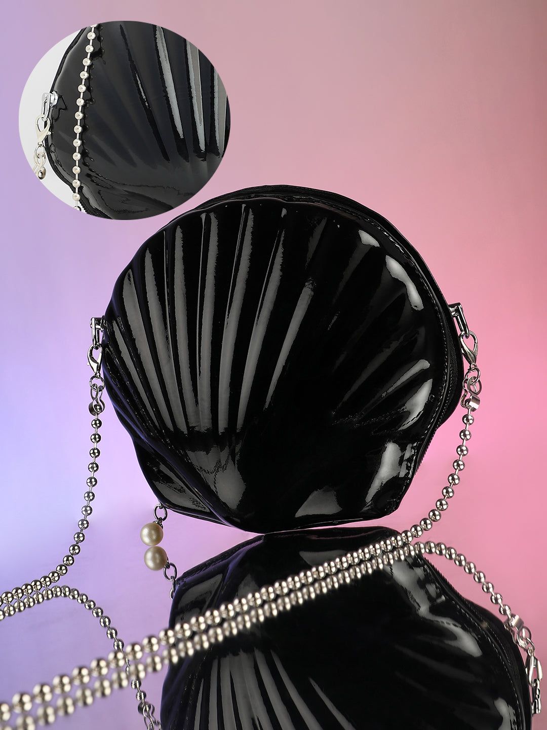 The Coquille Sling Bag - Onyx Black-Sling Bag