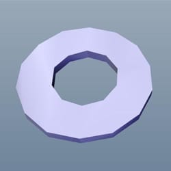 WASHER, PLAIN, 6 MM