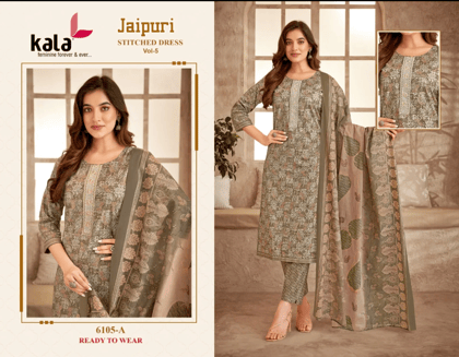Jaipuri Kala Readymade Pant Style Suits Vol 5