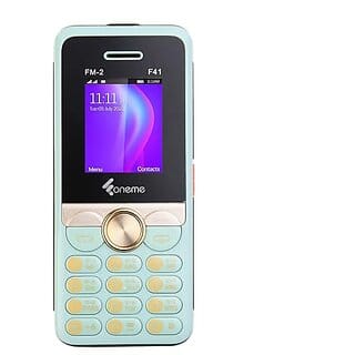 Oneme F41 (Dual Sim, 1.8 Inch Inch Display, 1100 mAh Battery, Light Blue)