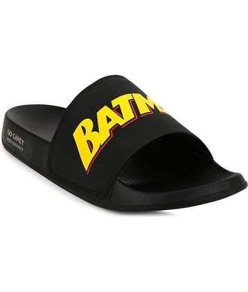 Campus Black Men's Slide Flip Flop  (Pair of 1)