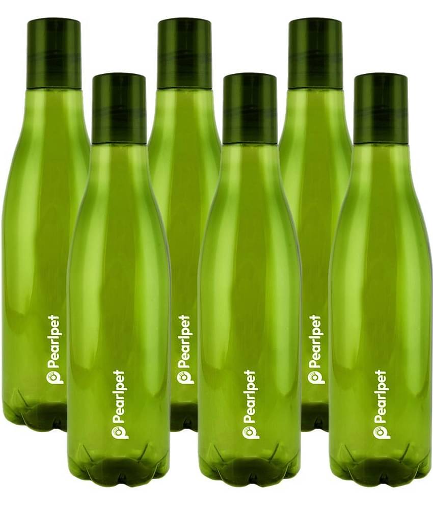PearlPet - Grey Water Bottle ( Pack of 6 )