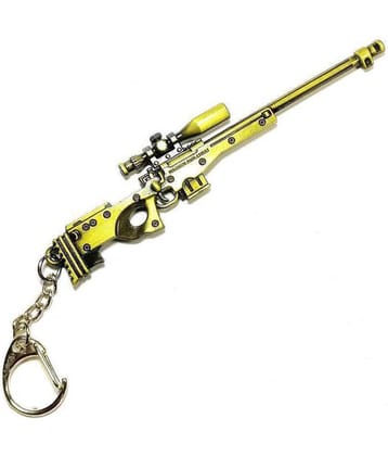 PUBG AWM SNIPER Key Chain Key Ring For Pubg Fans Suitable For All Bikes And Cars