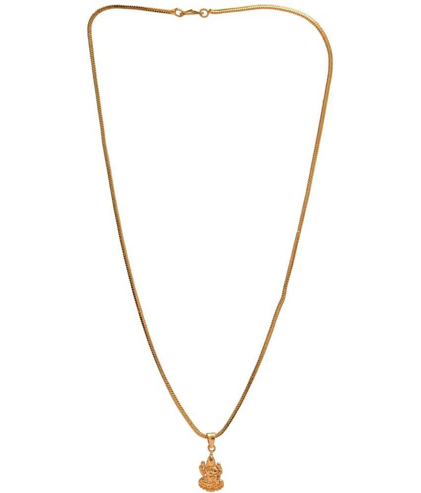 Jewarhaat - Golden Pendant ( Pack of 1 )