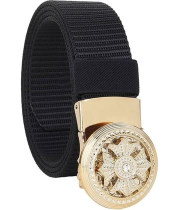 Loopa - Black Nylon Men's Party Belt ( Pack of 1 )