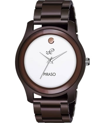 PIRASO Brown Stainless Steel Analog Men's Watch